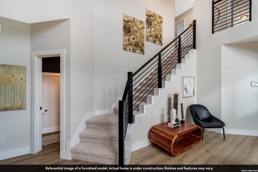 Furnished interior view inside a new home in Hennersby Hollow, San Antonio (Image 6).