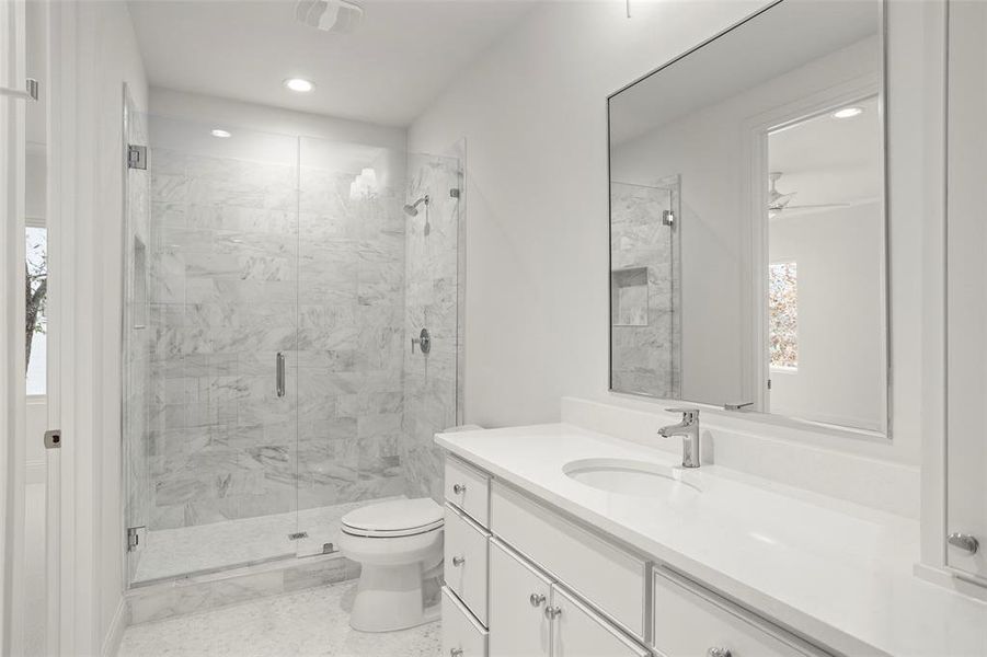 Furnished interior view inside a new home in , Dallas (Image 12).