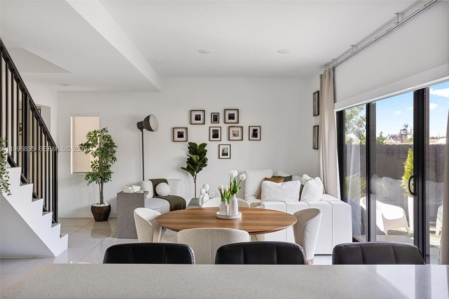 Furnished interior view inside a new home in , Florida City (Image 5).