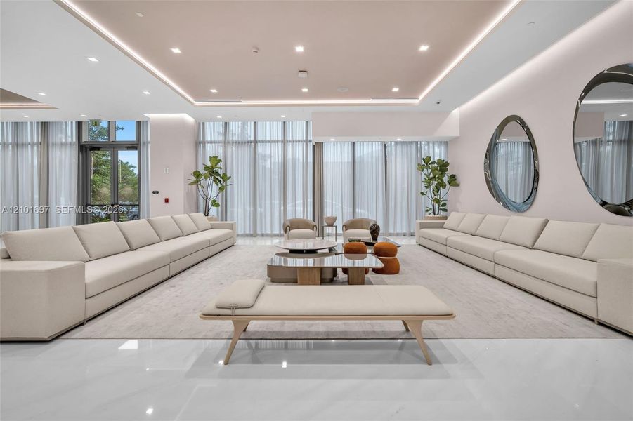Furnished interior view inside a new home in , Hallandale Beach (Image 10).