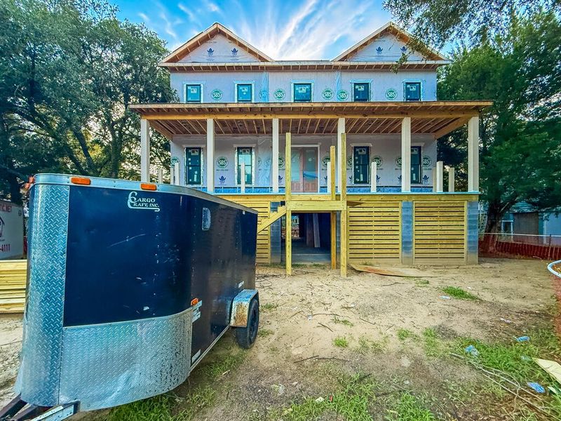 In-progress construction of a new home in , Isle Of Palms, SC (Image 14).