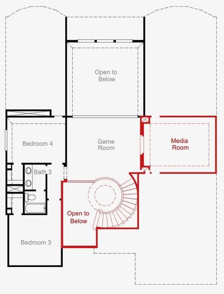 2D floor plan layout of this home in Pomona, Manvel, TX (Image 3).