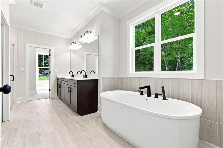 Furnished interior view inside a new home in , Marietta (Image 11).