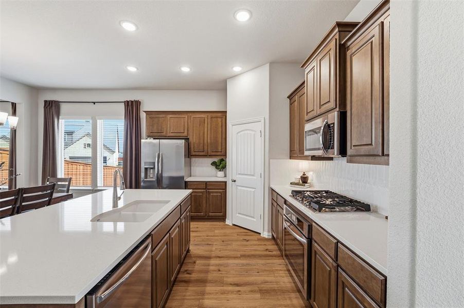Furnished interior view inside a new home in Morningstar, Aledo (Image 9). Furnished interior view inside a new home in Morningstar, Aledo (Image 9).