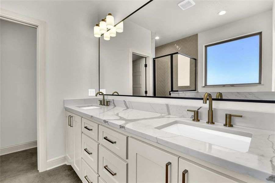 Furnished interior view inside a new home in , Cresson (Image 16).