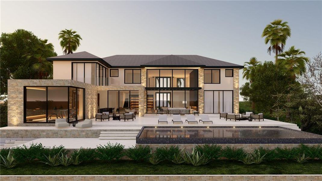 Front exterior of a new home in , Montverde, FL, highlighting curb appeal (Image 2). Front exterior of a new home in , Montverde, FL, highlighting curb appeal (Image 2).