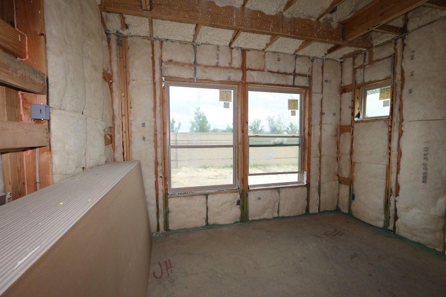 In-progress construction of a new home in Prairieland Village - Grove Collection, Cypress, TX (Image 6).
