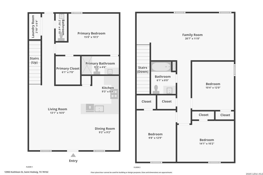 2D floor plan layout of this home in Spring Grove, St. Hedwig, TX (Image 3). 2D floor plan layout of this home in Spring Grove, St. Hedwig, TX (Image 3).