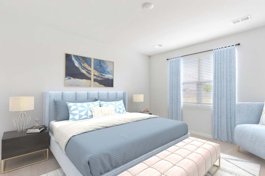 Representative furnished interior of a home built from the Elle by D.R. Horton in The Pines at New Hampstead, Savannah (Image 7).