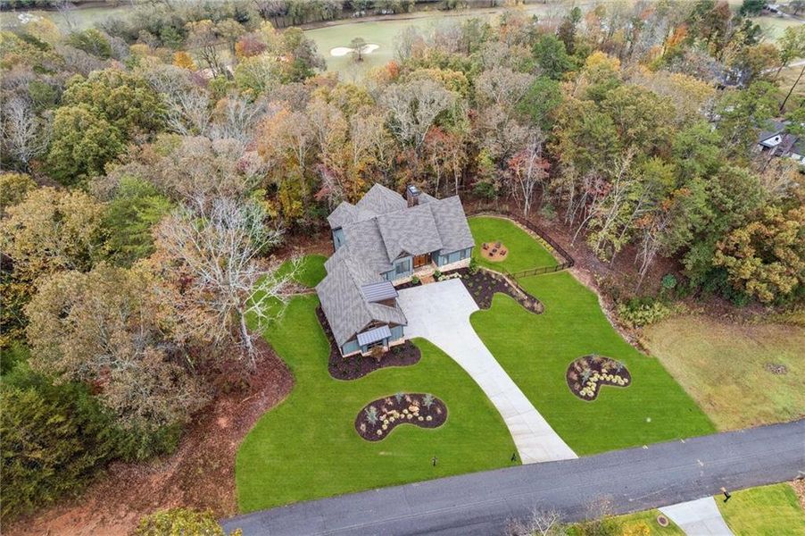 Front exterior of a new home in , Dahlonega, GA, highlighting curb appeal (Image 22).