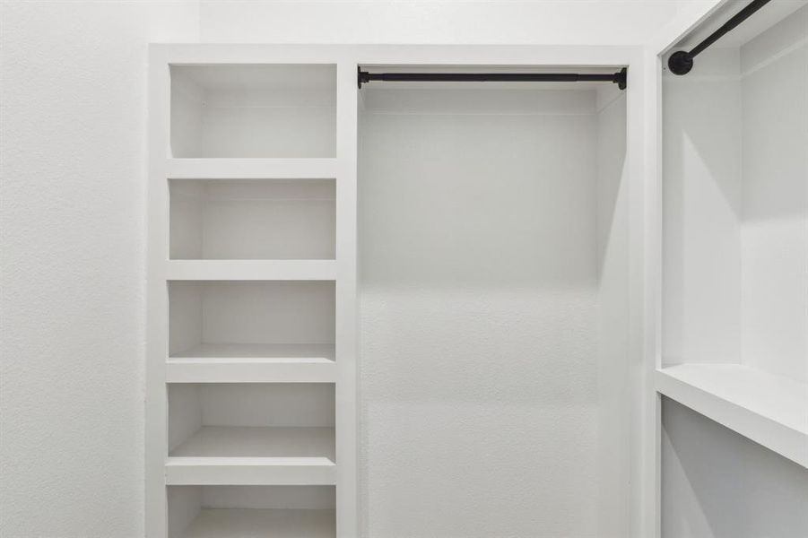 View of spacious closet