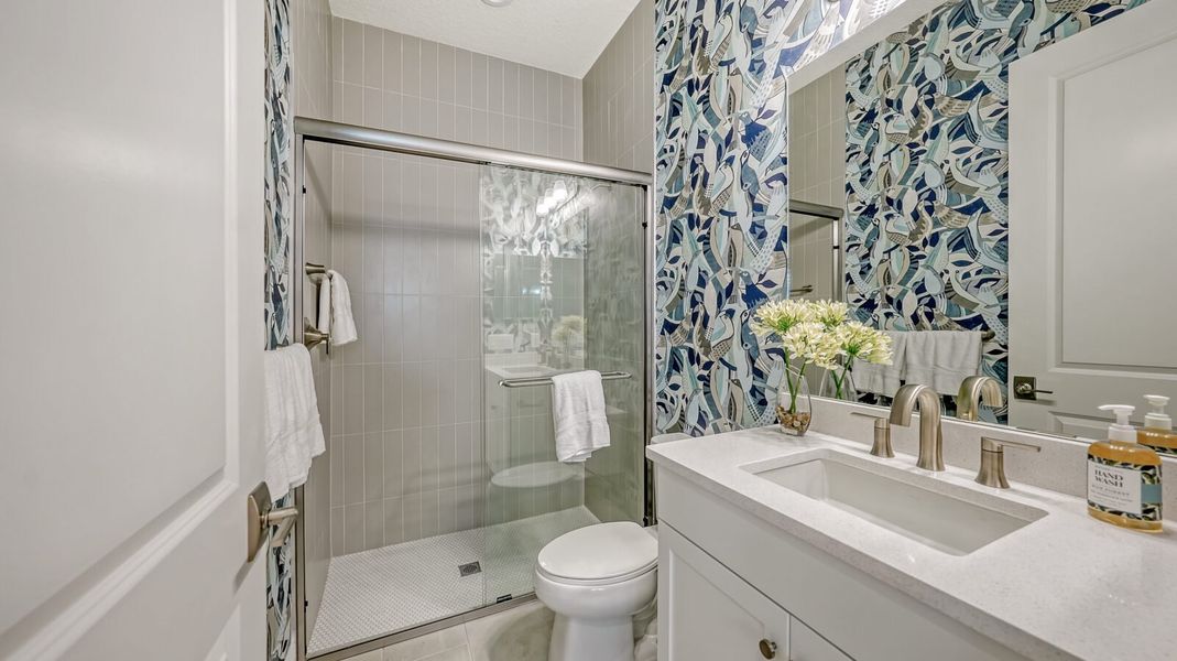 Furnished interior view inside a new home in Vistera of Venice, Nokomis (Image 19).