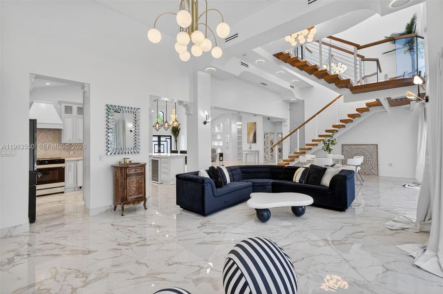 Furnished interior view inside a new home in , Biscayne Park (Image 70).