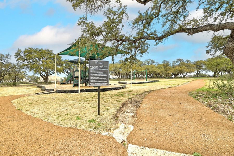Parks, playscapes, and a dogpark means there something foreveryone.
