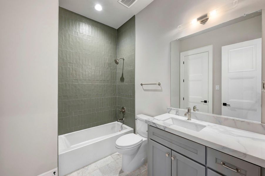 Furnished interior view inside a new home in , Houston (Image 18).