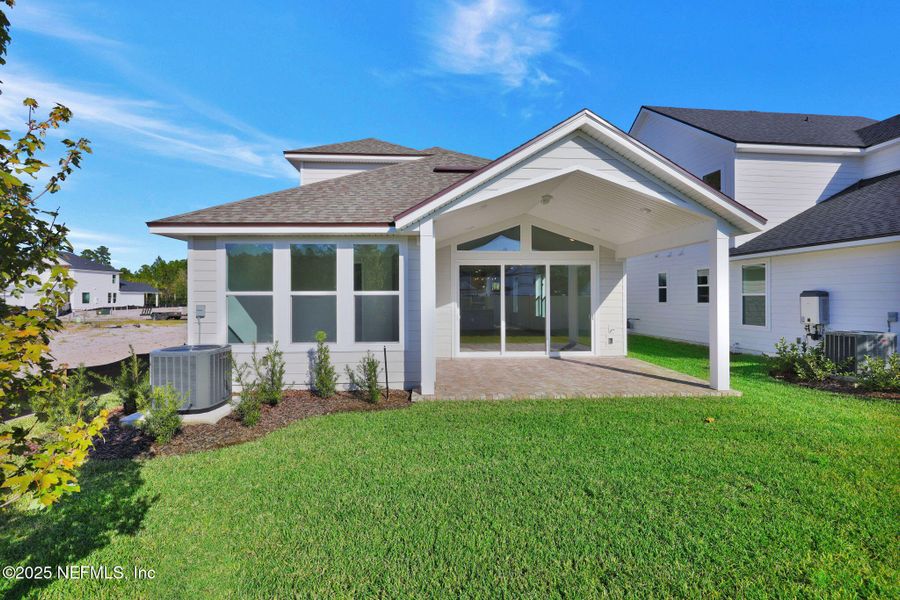 Exterior details and patio area of a home in Seabrook Village at Seabrook, Ponte Vedra (Image 25).