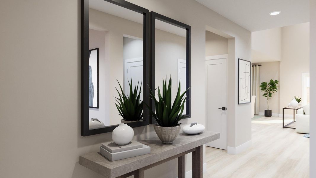 Representative furnished interior of a home built from the Kodee by Risewell Homes in Freedom at Anthem, Kyle (Image 3).