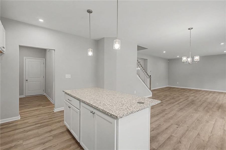 Furnished interior view inside a new home in Crossvine Estates, Braselton (Image 11).