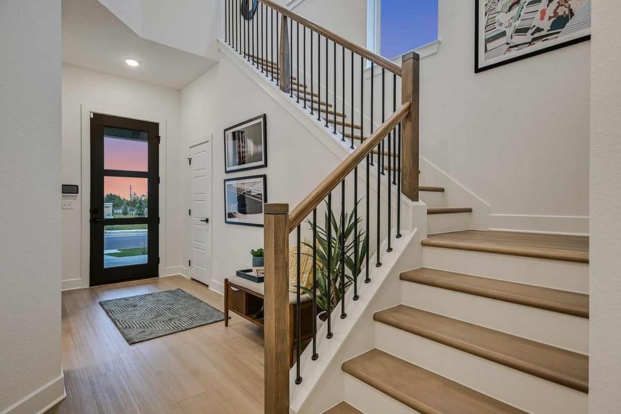 Model Home Entry - Stairs (Staged)