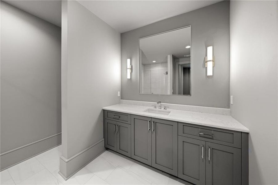 Furnished interior view inside a new home in , Sandy Springs (Image 56).