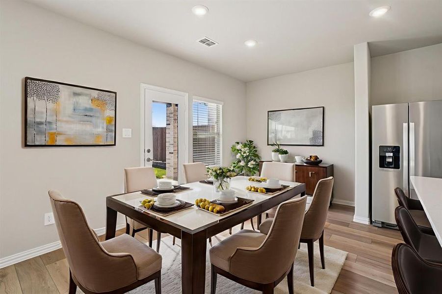 Furnished interior view inside a new home in Eastridge - Spring Series, McKinney (Image 16).