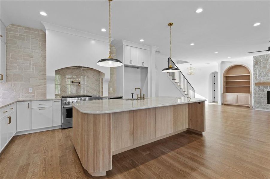 Furnished interior view inside a new home in , Buford (Image 9).
