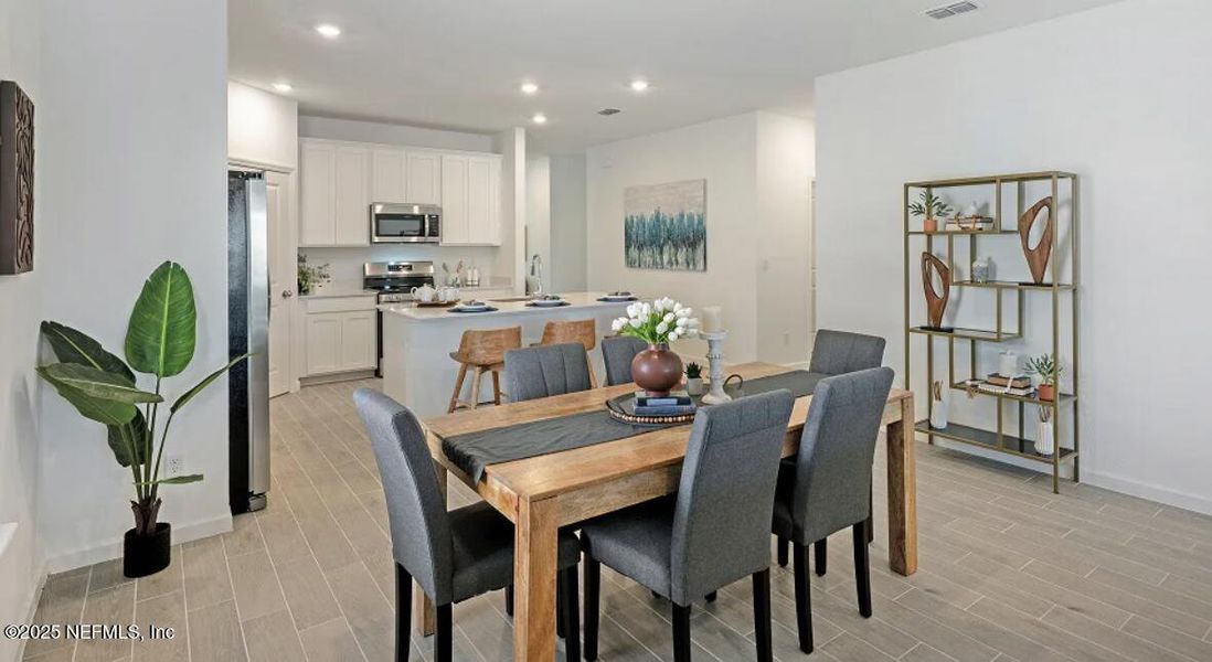 Furnished interior view inside a new home in Trailmark, St. Augustine (Image 16).
