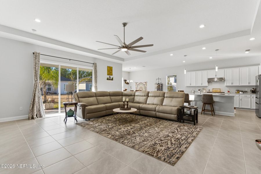 Furnished interior view inside a new home in , St. Johns (Image 8).