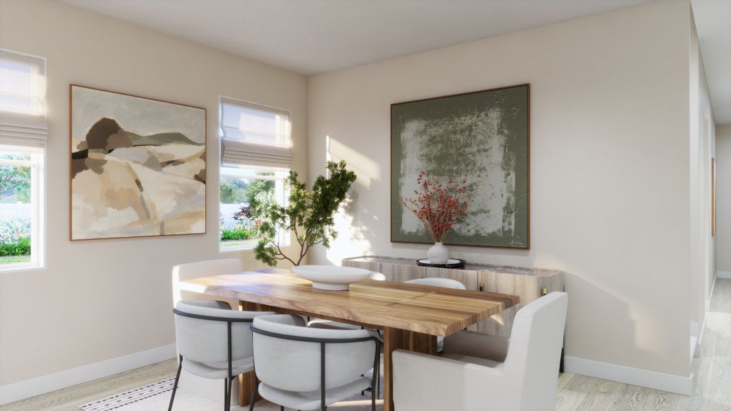 Representative furnished interior of a home built from the Acacia by Risewell Homes in Oakview, Apopka (Image 10).