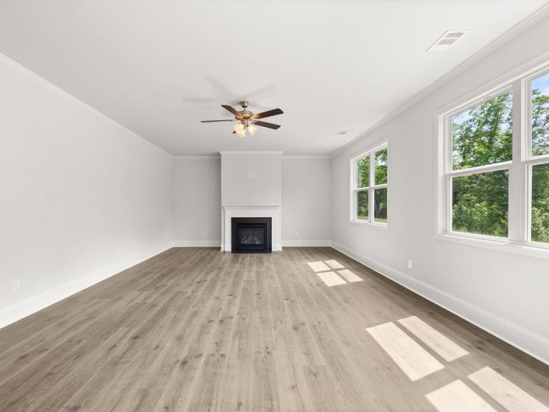 Spacious, unfurnished interior of a new home in Butner Estates, College Park (Image 45).