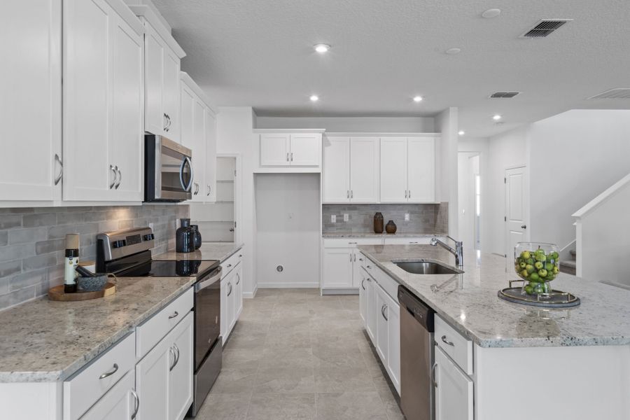 Representative furnished interior of a home built from the Red Bud by Mattamy Homes in Crosswind Ranch, Parrish (Image 6).
