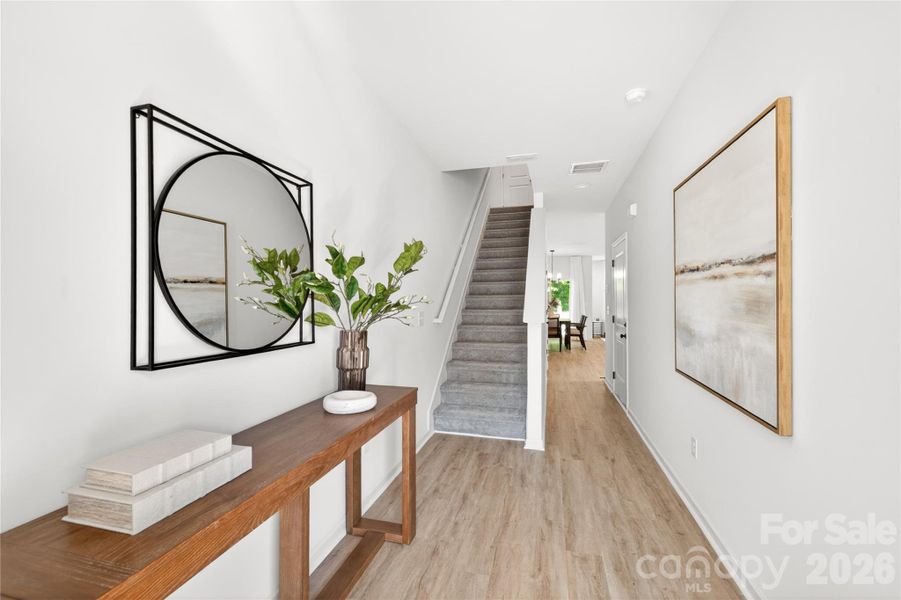 Furnished interior view inside a new home in , Mooresville (Image 7).
