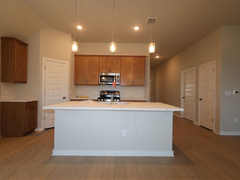 Furnished interior view inside a new home in Cascades at Onion Creek, Austin (Image 5).
