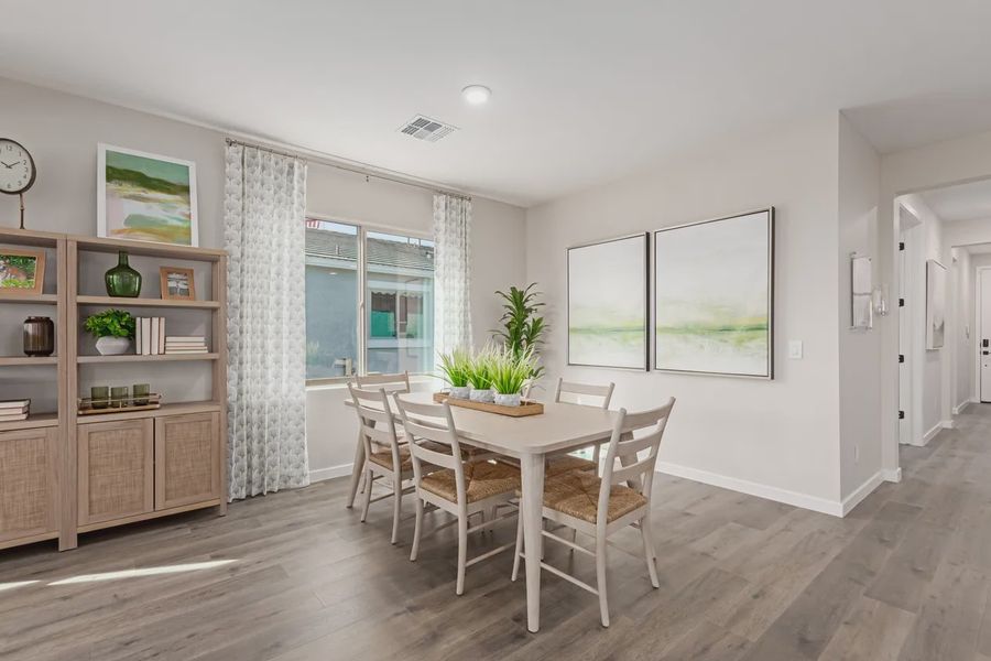 Representative furnished interior of a home built from the Granite Vista Avanti - Plan 2028 by Elliott Homes in Avanti at Granite Vista, Waddell (Image 7).
