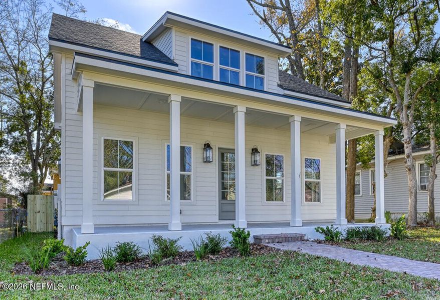 Exterior details and patio area of a home in , Jacksonville (Image 2). Exterior details and patio area of a home in , Jacksonville (Image 2).