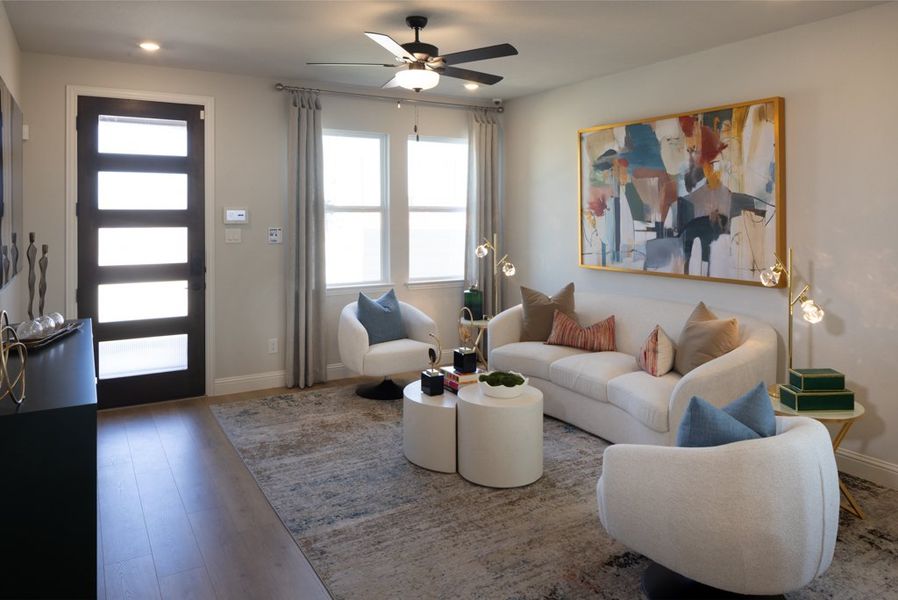 Furnished interior view inside a new home in North Sky Celina, Celina (Image 8).