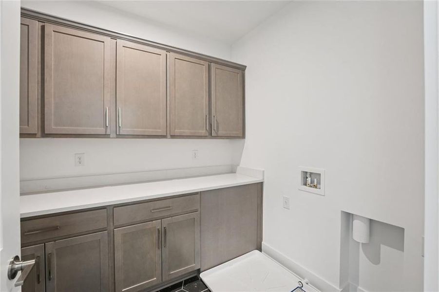 Furnished interior view inside a new home in Sterling Pointe, Cumming (Image 19).