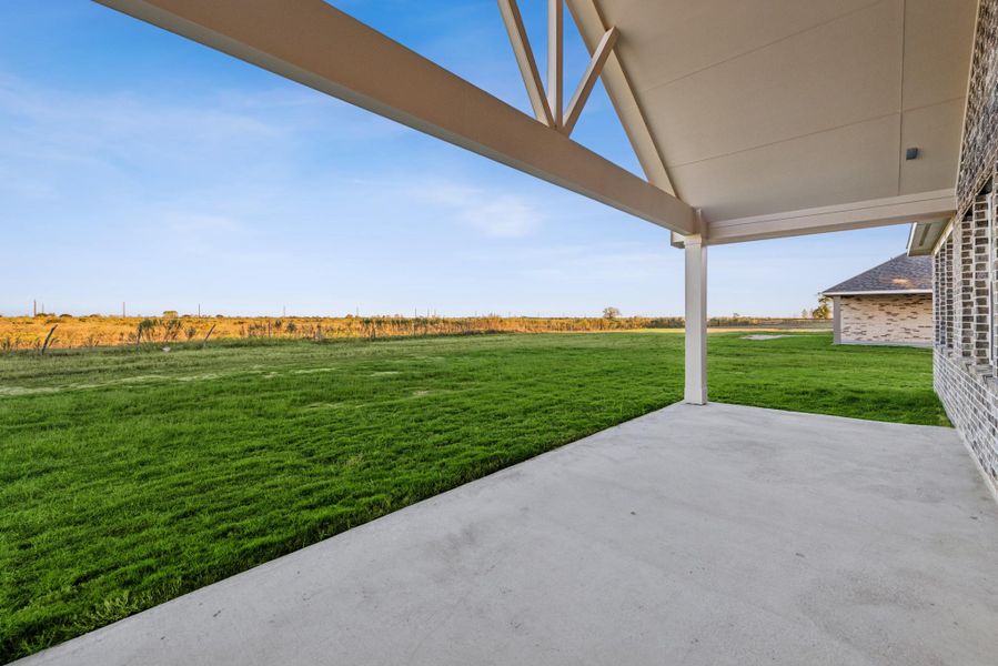 Enjoy the views from the covered patio! Enjoy the views from the covered patio!