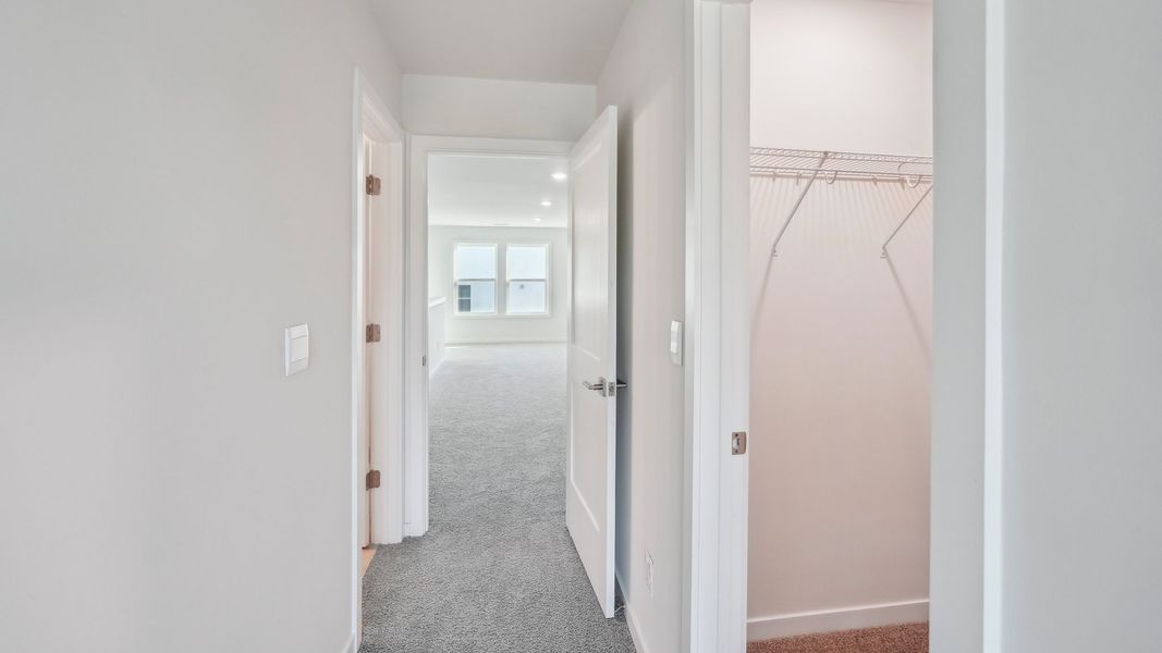 Representative unfurnished interior of a home built from the Willow by D.R. Horton in Westport, York (Image 36).