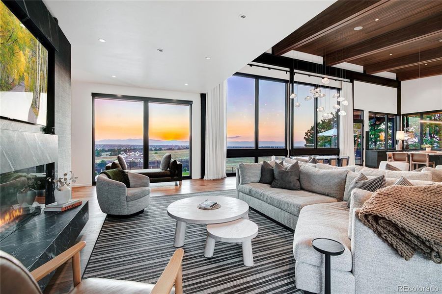 Furnished interior view inside a new home in , Parker (Image 28).