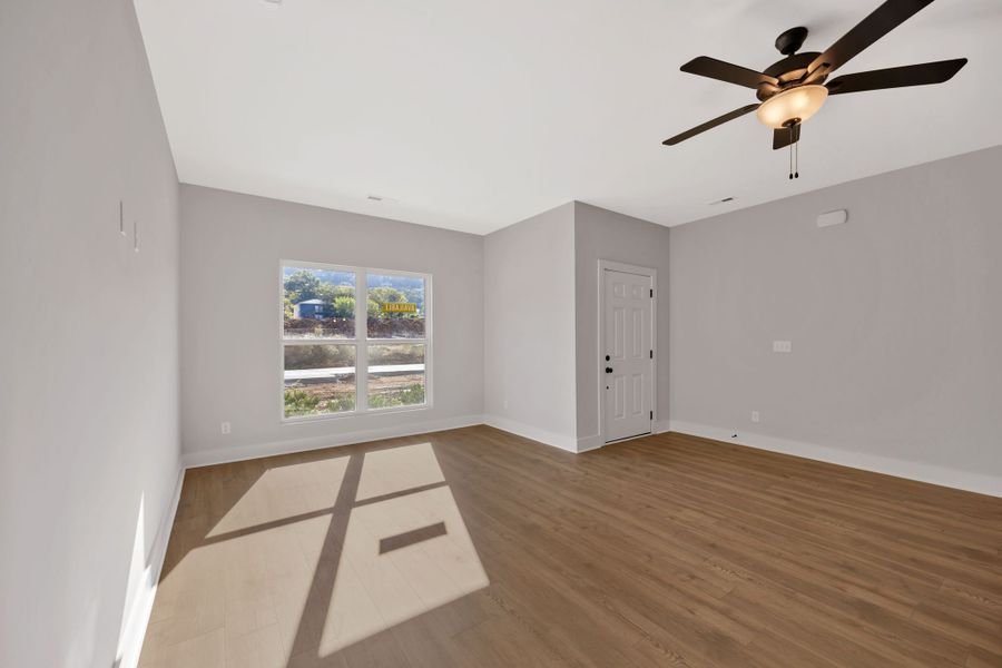 Representative unfurnished interior of a home built from the Gayle by Parkside Builders in The Parks of Mill Town, Chattanooga (Image 17). Representative unfurnished interior of a home built from the Gayle by Parkside Builders in The Parks of Mill Town, Chattanooga (Image 17).