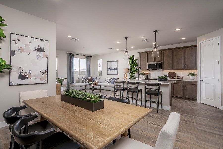 Representative furnished interior of a home built from the 3503 by Risewell Homes in Skyline Village, San Tan Valley (Image 9).