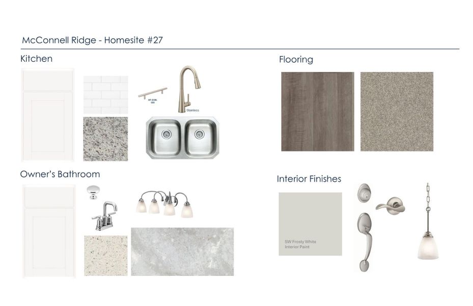 Sample of building materials used in homes in McConnell Ridge, McLeansville (Image 16).