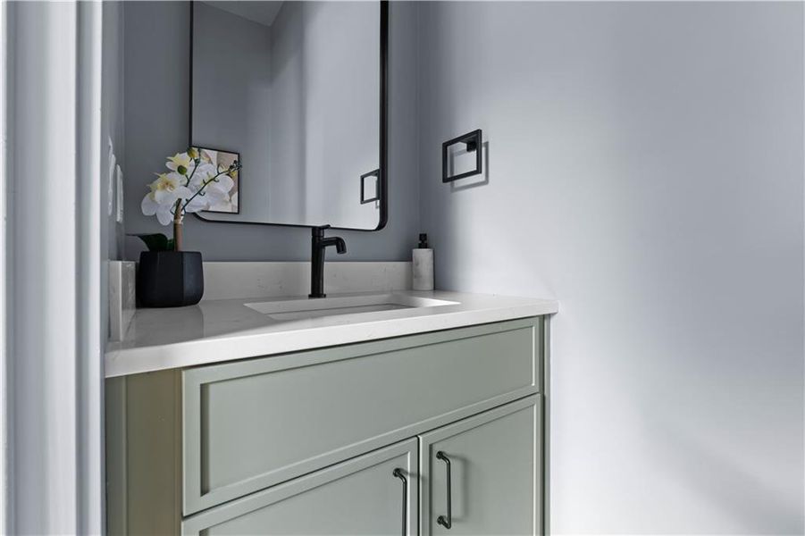 Furnished interior view inside a new home in , Atlanta (Image 15).