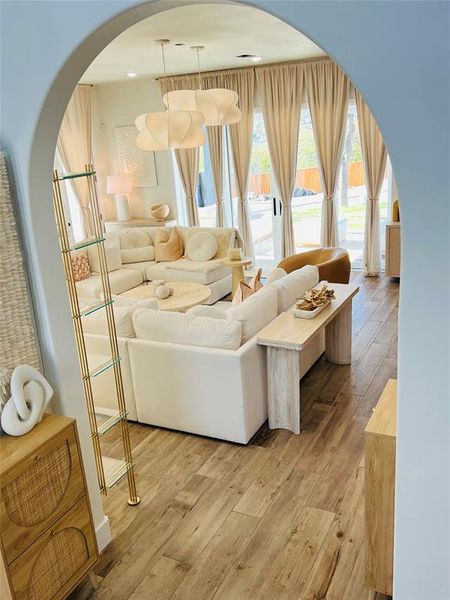 Furnished interior view inside a new home in , Fort Worth (Image 8).