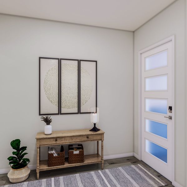 Representative furnished interior of a home built from the Aspen by Tri Pointe Homes in Lariat, Liberty Hill (Image 6).