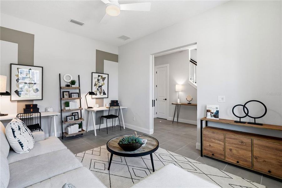 Furnished interior view inside a new home in , Winter Garden (Image 7). Furnished interior view inside a new home in , Winter Garden (Image 7).