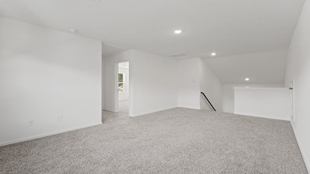 Representative unfurnished interior of a home built from the Midland by D.R. Horton in New Waverly Station, New Waverly (Image 21).