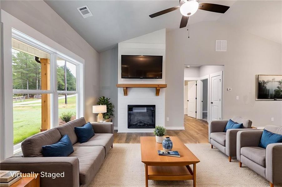 Furnished interior view inside a new home in , Dallas (Image 5).