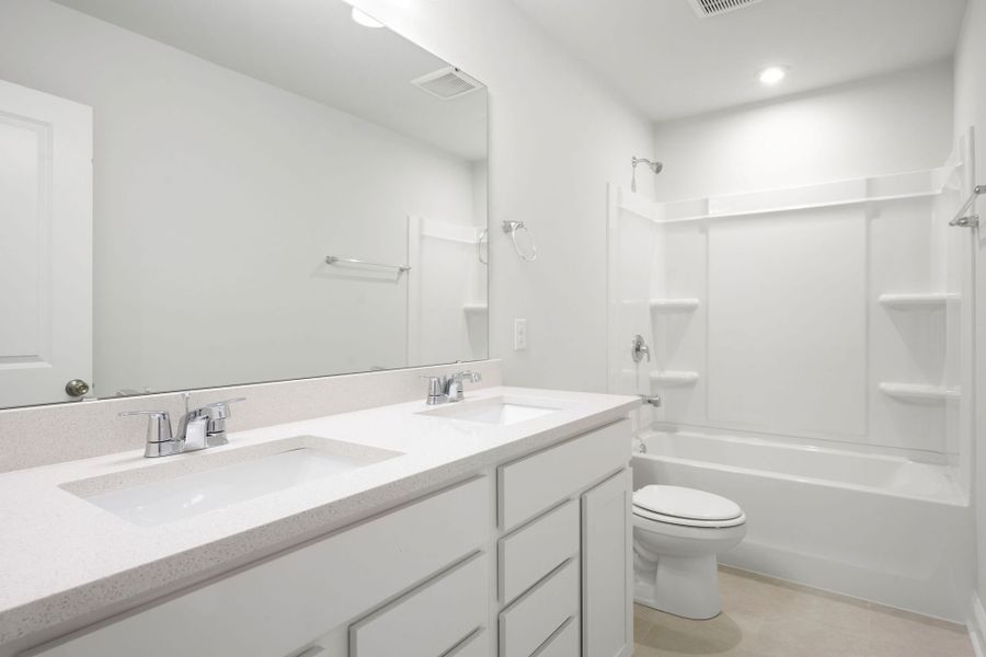 Furnished interior view inside a new home in Waterways, Richmond Hill (Image 11).